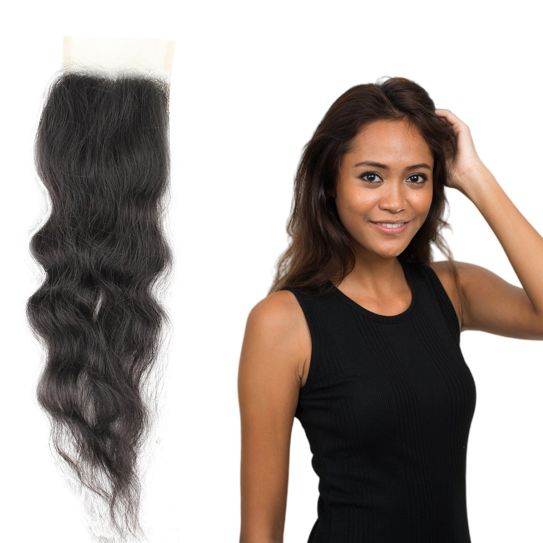 Raw Indian Hair Lace Closure - Transparent - Gara Hair